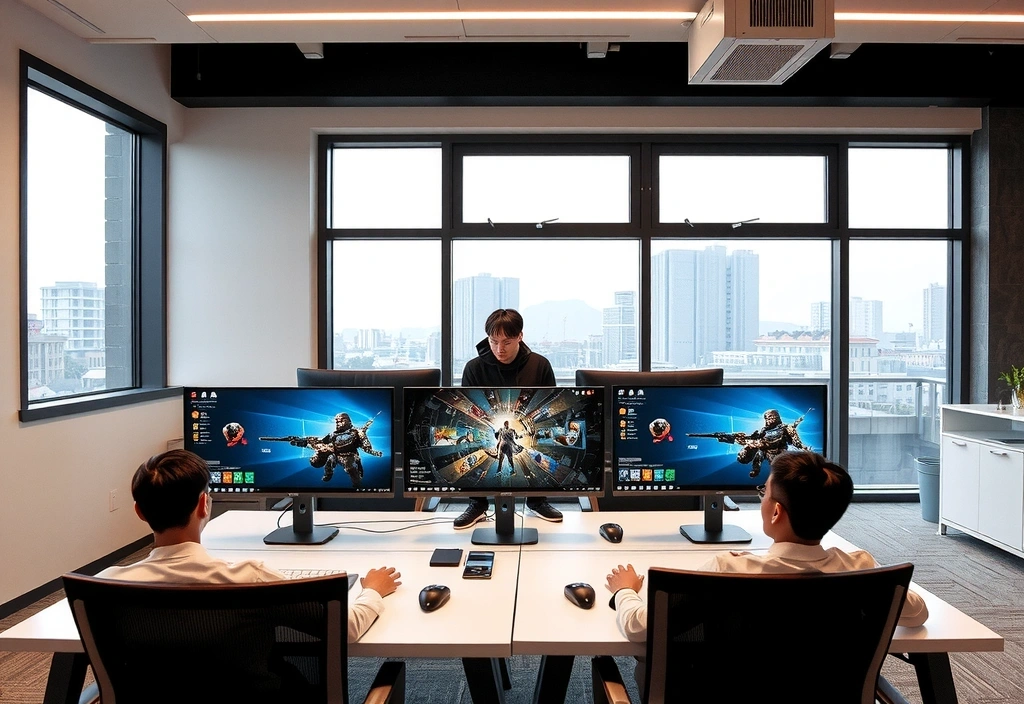 Ioneousk Games office in Seoul